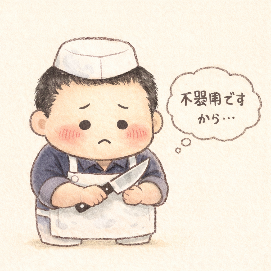 不器用ですから...